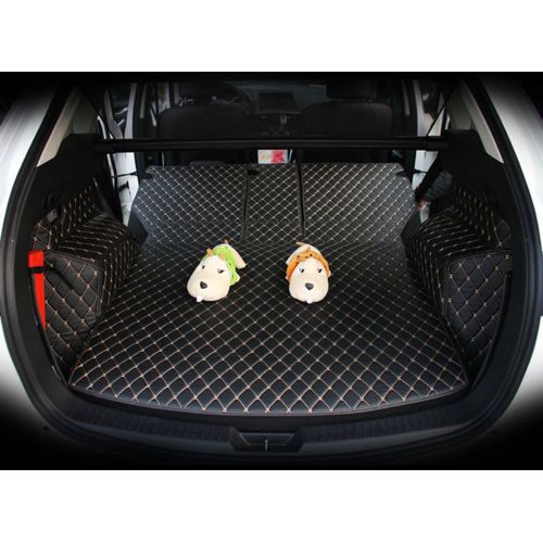  Bulldogology Gallop Full Cover 3d Leather SUV Carpet Cargo Liners & Trunk Mats for BMW X5 2008-2012 5 Seats (back seat sperate into 2 parts) - Black
