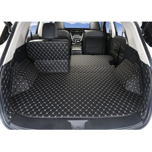  Bulldogology Gallop Full Cover 3d Leather SUV Carpet Cargo Liners & Trunk Mats for BMW X5 2008-2012 5 Seats (back seat sperate into 2 parts) - Black