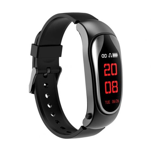  Bullker Bluetooth Headset Heart Rate Passometer Fitness Smart Bracelet for Android iOS