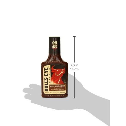  Bullseye Bulls Eye BBQ Sauce, Brown Sugar and Hickory, 18 Ounce (Pack of 12)