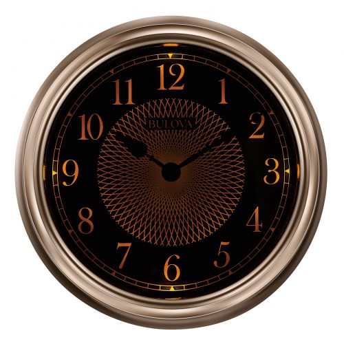  Bulova Light Time Wall Clock