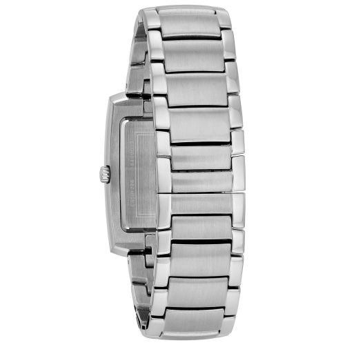  Bulova Mens 96A169 Silver Stainless Steel Water-resistant Watch by Bulova