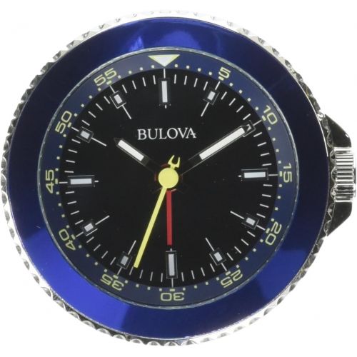  Bulova Classic Travel Clock, Silver