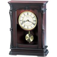 Bulova B1909 Abbeville Clock, Walnut Finish