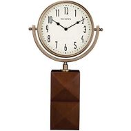 Bulova B5403 Park Avenue Tabletop Clock, 14, Cherry Finish