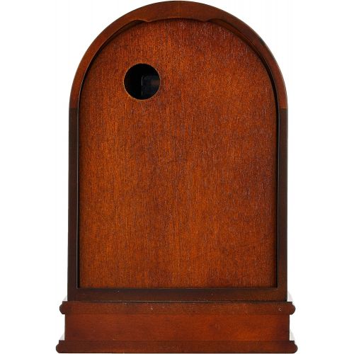  Bulova B7467 Hardwick Clock, Walnut Finish