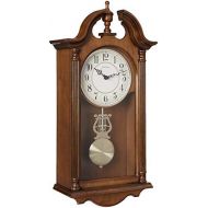 Bulova C1517 Saybrook Wall Clock, Brown Cherry