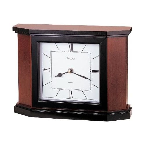  Bulova B1881 Holyoke Clock, Cherry Finish