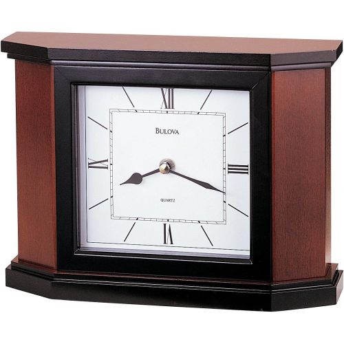  Bulova B1881 Holyoke Clock, Cherry Finish