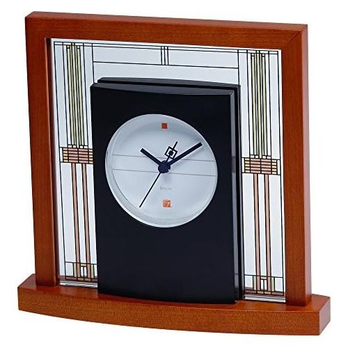 Bulova B7756 Willits Frank Lloyd Wright Table Clock
