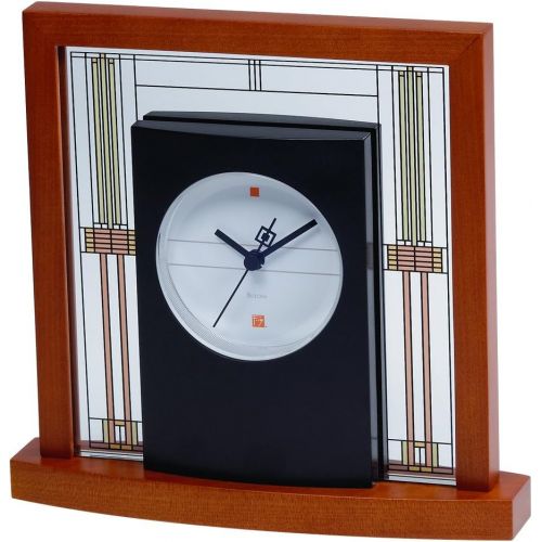  Bulova B7756 Willits Frank Lloyd Wright Table Clock