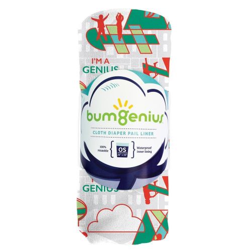  Limited Edition: bumGenius Reusable Diaper Pail Liner - 26 x 30 - Fits Most Pails (Play)