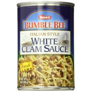 Bumble Bee SNOWS BY BUMBLE BEE Italian Style White Clam Sauce, Gluten Free Food, Canned Food, Delicious...
