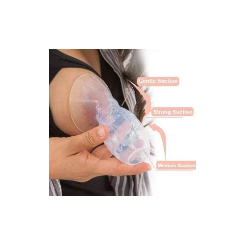  [아마존베스트]Bumblebee Breast Pump Manual Breast Pump Breastfeeding Collection Cups Pink Pump Stopper lid Pouch...