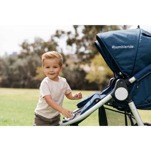  Bumbleride Indie Twin Double Stroller - Dawn Grey Mint