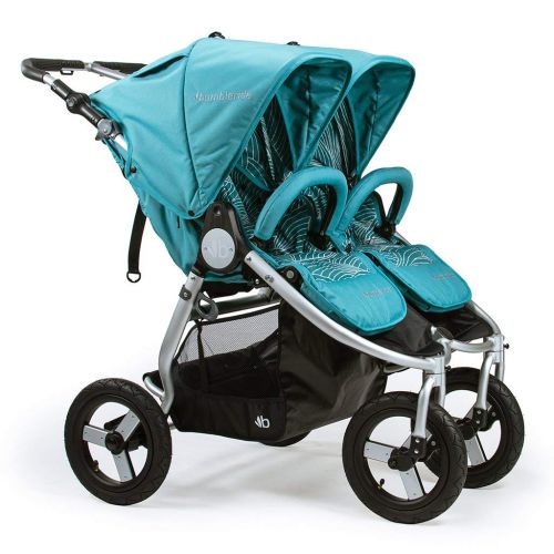  2018 Bumbleride Indie Twin Double Stroller - Dawn Grey Mint