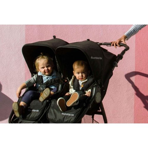  2018 Bumbleride Indie Twin Double Stroller - Dawn Grey Mint