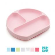 Bumkins Silicone Grip Dish, Suction Plate, Divided Plate, Baby Toddler Plate, BPA Free, Microwave...