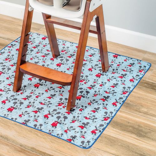 범킨스 Bumkins Disney Mickey Mouse Splat Mat, Waterproof, Washable for Floor or Table, Under Highchairs,...