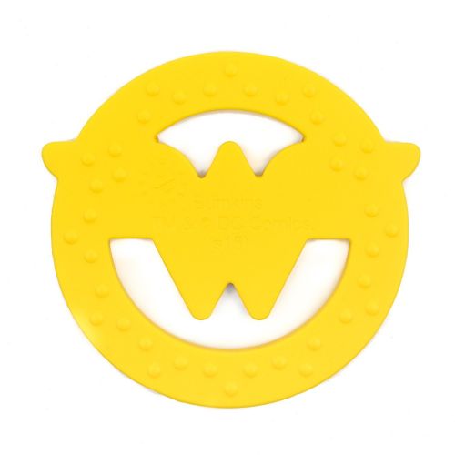 범킨스 Bumkins Silicone Teether, Textured, Soft, Flexible, Bacteria Resistant  Blue Cloud