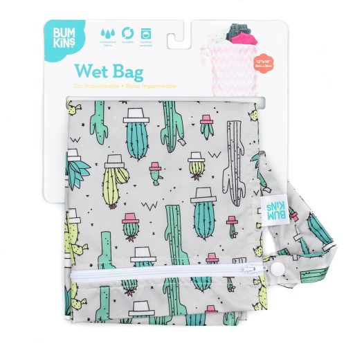 범킨스 [아마존베스트]Bumkins Waterproof Wet Bag, Washable, Reusable for Travel, Beach, Pool, Stroller, Diapers, Dirty...