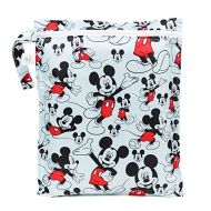 [아마존베스트]Bumkins Disney Mickey Mouse Waterproof Wet Bag, Washable, Reusable for Travel, Beach, Pool, Stroller, Diapers, Dirty Gym Clothes, Wet Swimsuits, Toiletries, Electronics, Toys, 12x1