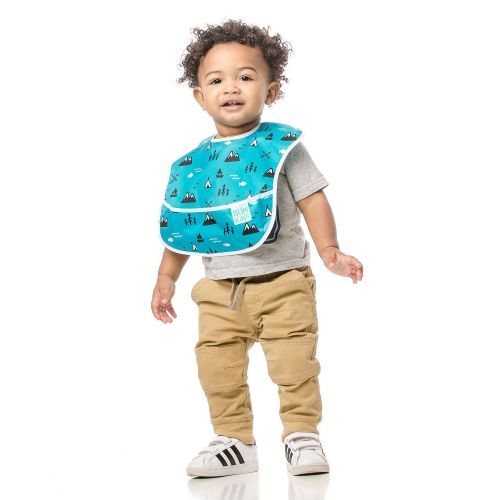 범킨스 [아마존베스트]Bumkins SuperBib, Baby Bib, Waterproof, Washable, Stain and Odor Resistant, 6-24 Months, 3-Pack - Feed Me, Outdoor, Wild Life