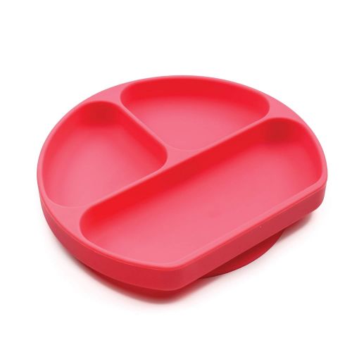 범킨스 [아마존베스트]Bumkins Silicone Grip Dish, Suction Plate, Divided Plate, Baby Toddler Plate, BPA Free, Microwave...