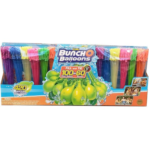  [아마존베스트]Bunch O Balloons Zuru 420 Instant Self Sealing Water Balloons, Brown/a