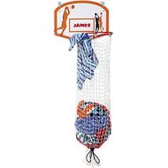 Bundaloo Basketball Laundry Hamper - Over The Door 2 in 1 Hanging Basketball Hoop Or Laundry Hamper Boys & Girls Room Decor - Fun Gift
