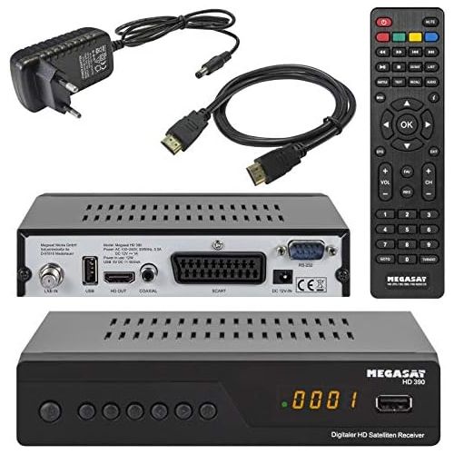  [아마존베스트]-Service-Informationen Bundle by netshop 25 Digital Satellite System 60 cm + HD Receiver + 10 m Cable + Opticum Single LNB = HD Complete Set (3 Colours Available)