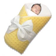 BundleBee Bundlebee Baby Minky Wrap/Swaddle/Blanket - Built-in Organic Infant Pad - Perfect for Bassinet and Easy Crib Transition - Lightweight - Gift Packaging - Newborns - Summer/Winter 