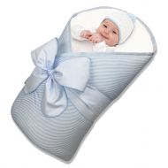 BundleBee Baby Wrap  Swaddle  Baby Blanket - Featherlight - Neck and Back Support  100% Cotton ...