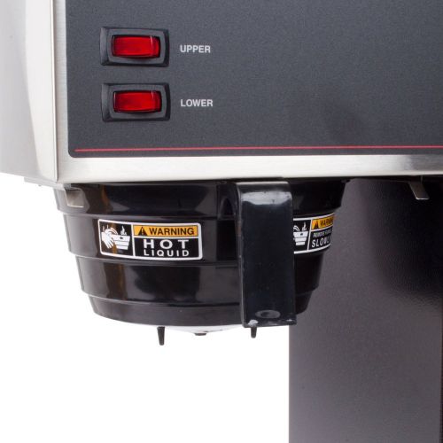  BUNN VPR 12 Cup Pourover Coffee Brewer with 2 Warmers - 120V (BUNN 33200.0000), Black