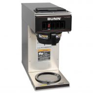 BUNN VP17-1, 12-Cup Low Profile Pourover Commercial Coffee Maker, 1 Warmer, 13300.0001