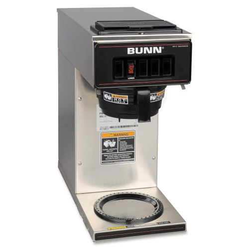  BUNN VP17-1, 12-Cup Low Profile Pourover Commercial Coffee Maker, 1 Warmer, 13300.0001