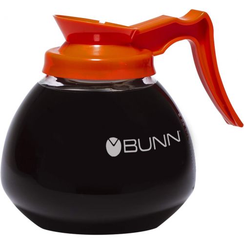  [아마존베스트]BUNN - BUN424010101 424010101 12-Cup Glass Coffee Decanter, Orange (42401.0101)