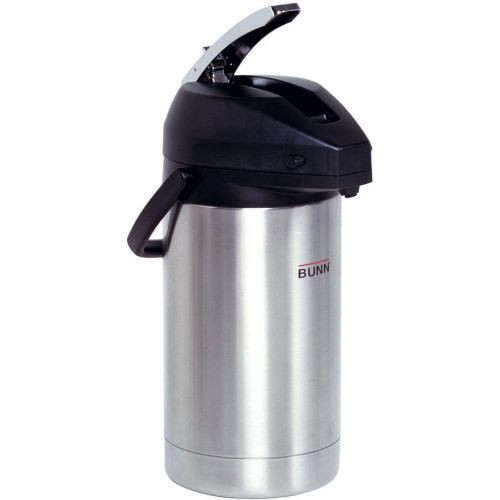  BUNN 32130.0000 3.0-Liter Lever-Action Airpot, Stainless Steel