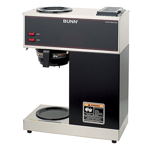  Bunn Commercial Coffee Maker Vpr Pourover With 2 Warmers - Black - 33200-0000