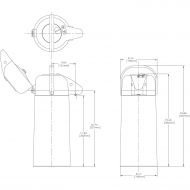 Bunn 13041.0001 2.5 Liter Lever-Action Glass Liner Airpot Coffee Dispenser Server