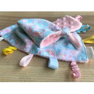 /Bunnehue Taggy Lovey with Knot (Blue Pink Paisley)