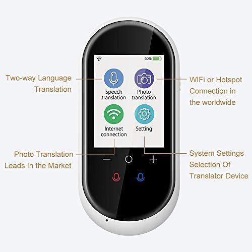  [아마존베스트]Buoth Language Translator Device with Camera Translation Function WiFi or Hotspot 2.4 Inch Touch Screen Support 106 Languages Two Way Voice Translation for Travelling Learning Business S