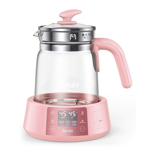  [아마존베스트]Burabi Baby Formula Ready Water Kettle with Precise Temperature Control (Keep Warm 24 Hours at Perfect Temp) Electric Boiler Heater for Night Feeding, Faster Than Bottle Warmer