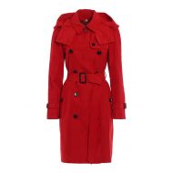 Burberry Amberford red taffeta trench coat