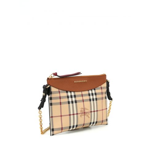 버버리 Burberry Tartan Haymarket check print pouch