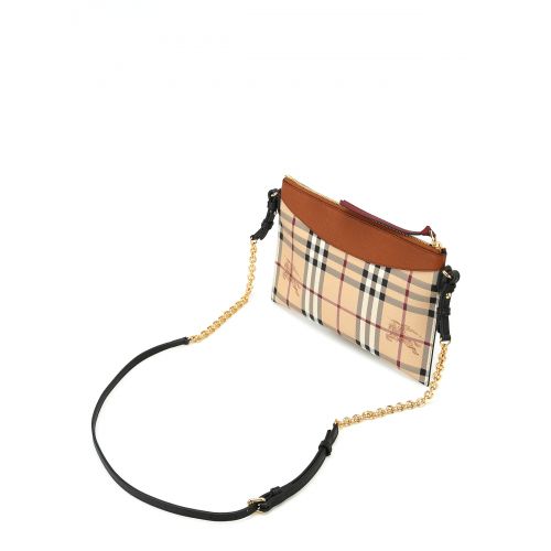 버버리 Burberry Tartan Haymarket check print pouch