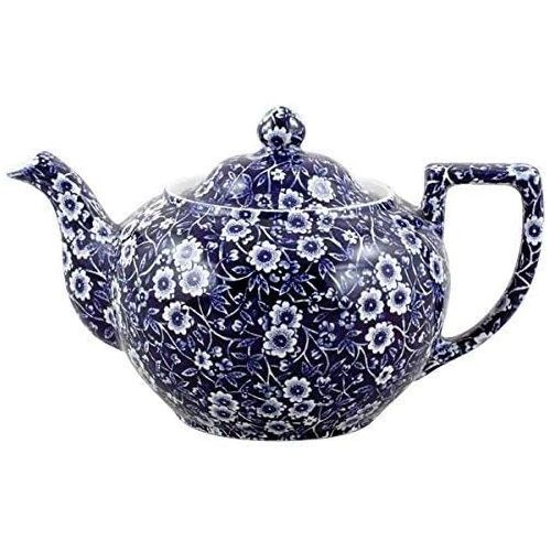  Burleigh Pottery Burleigh Blue Calico Teapot 35oz