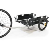 Burley Design Burley Flatbed, Aluminum Utility Cargo Bike Trailer , Black