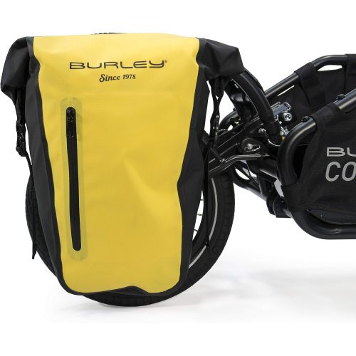  Burley Design Pannier Set, Roll-Top, Waterproof, 22L Total Capacity, 10mm Rack Bar Compatible