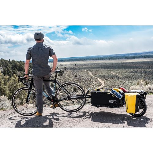  Burley Design Pannier Set, Roll-Top, Waterproof, 22L Total Capacity, 10mm Rack Bar Compatible